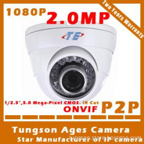 2.0 Megapixel IP dome Camera for IR 15-20M CCTV dome camera